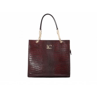 LA CARRIE SHOPPER BURGUNDY...