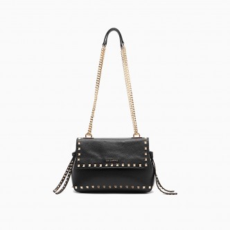 BAG LA CARRIE  NERO STUDS...