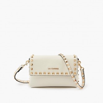 BAG LA CARRIE BIANCO STUDS...