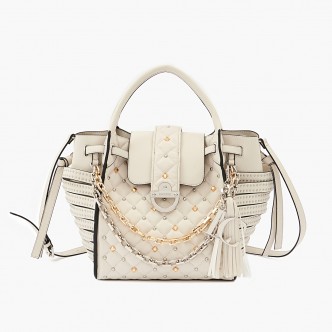 BAG LA CARRIE AVORIO CHAIN...