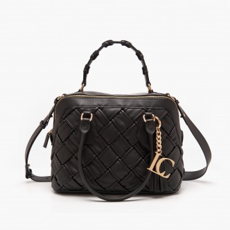 Borsa a mano Chess woven...