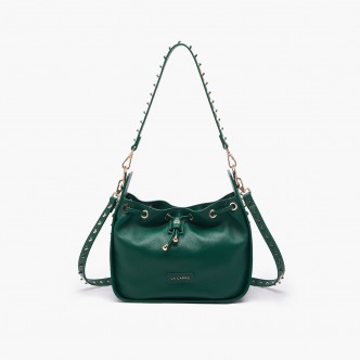 Borsa a spalla Studs Verde