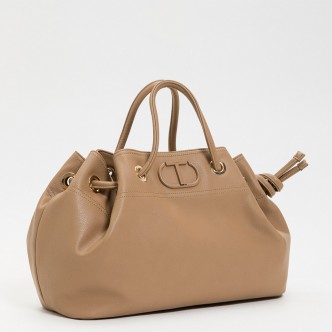 SHOPPING SEMILPELLE BEIGE