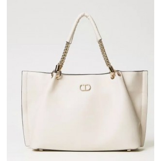Borsa shopper con catene...