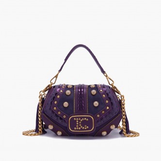 BORSA A MANO FICUS VIOLA LA...