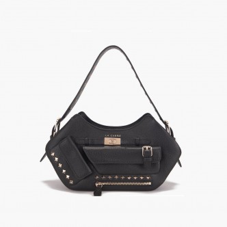 BORSA A SPALLA ROCK BLACK